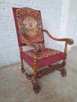 Louis XIV Armchairs (Tapestry)