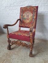 Louis XIV Armchairs (Tapestry)