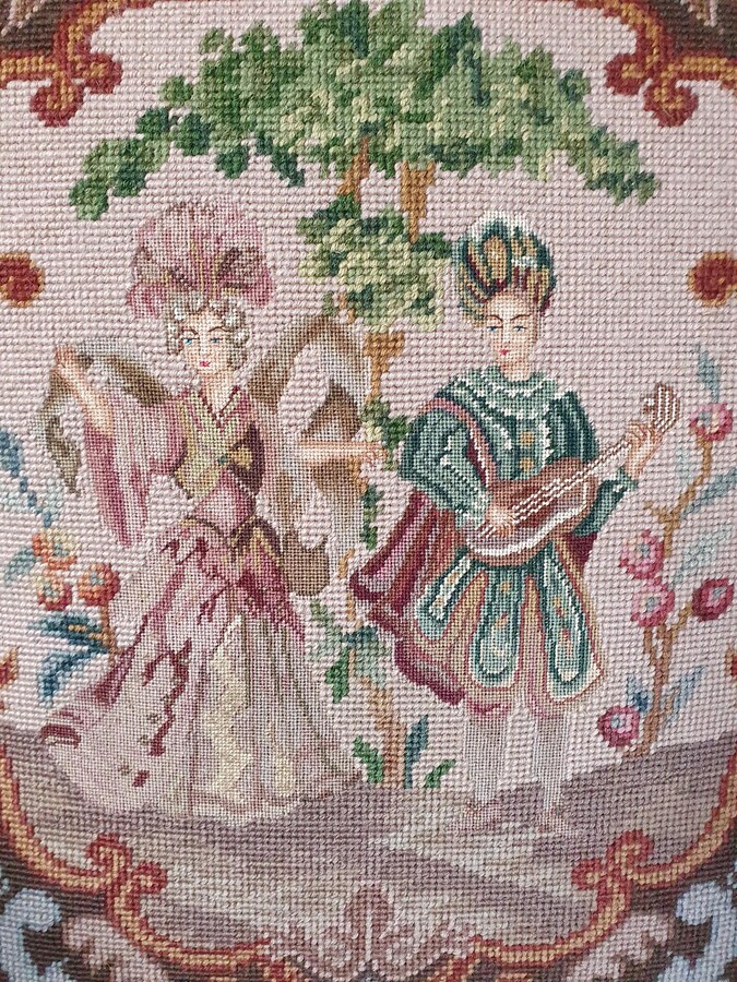 Louis XIV Armchairs (Tapestry)