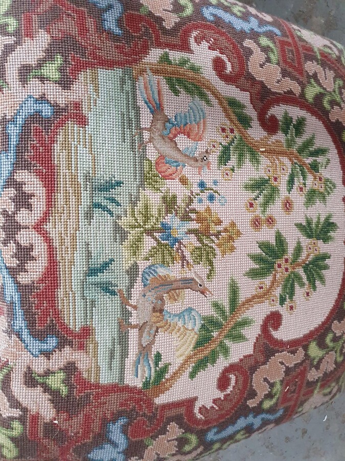 Louis XIV Armchairs (Tapestry)