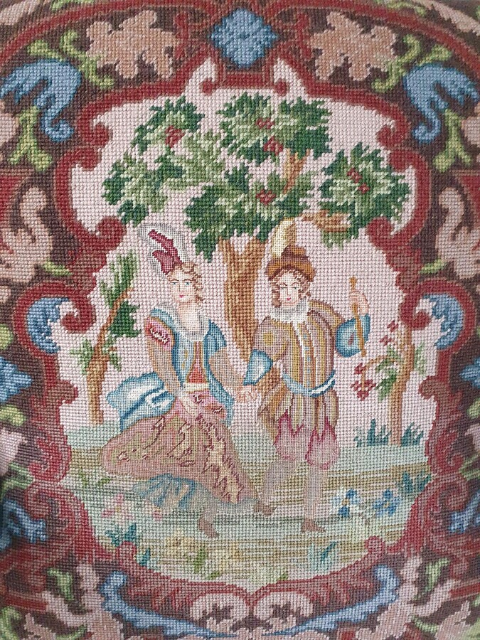 Louis XIV Armchairs (Tapestry)