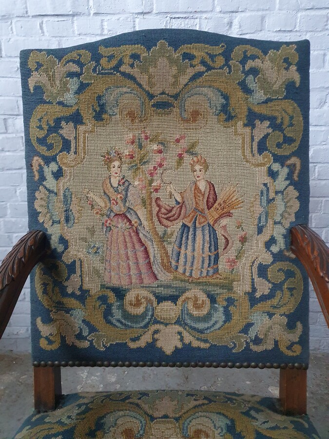 Louis XV Armchair (Tapestry)