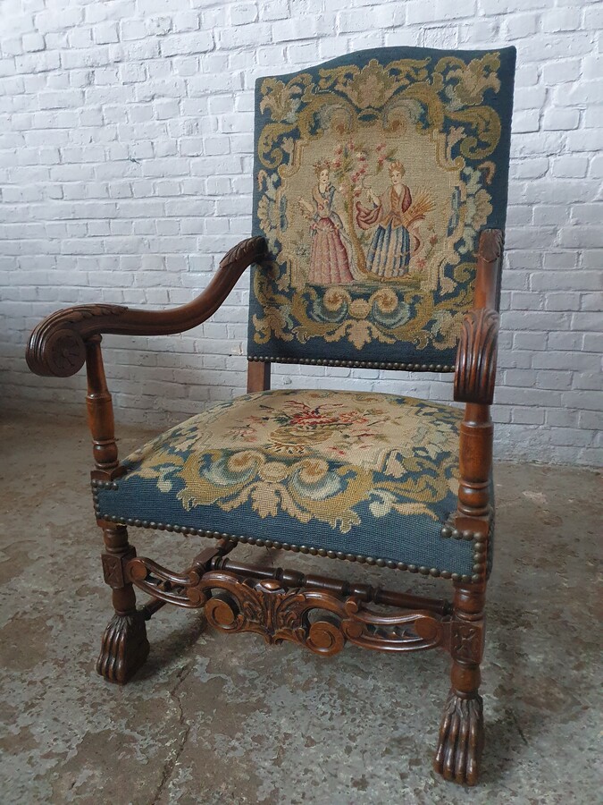 Louis XV Armchair (Tapestry)