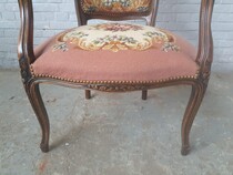 Louis XV Armchair (Tapestry)