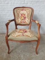 Louis XV Armchair (Tapestry)