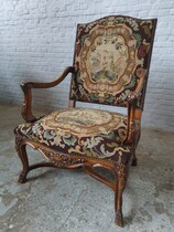 Louis XV Armchair (Tapestry)