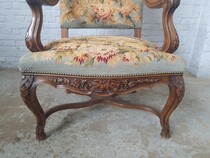 Louis XV Armchair (Tapestry)