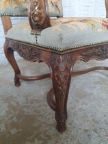 Louis XV Armchair (Tapestry)