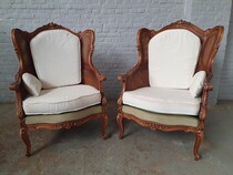 Louis XV Armchairs (Bergere)
