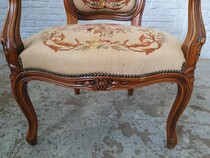 Louis XV Armchairs (pair)