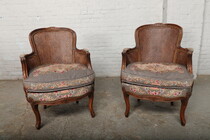 Louis XV Armchairs (pair)