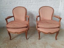 Louis XV Armchairs (pair)