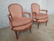 Louis XV Armchairs (pair)