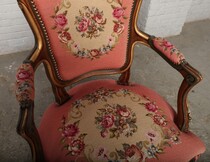Louis XV Armchairs (Tapestry)