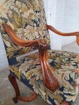 Louis XV Armchairs (Tapestry)