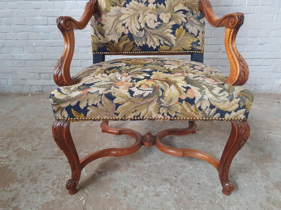 Louis XV Armchairs (Tapestry)