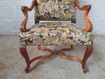 Louis XV Armchairs (Tapestry)