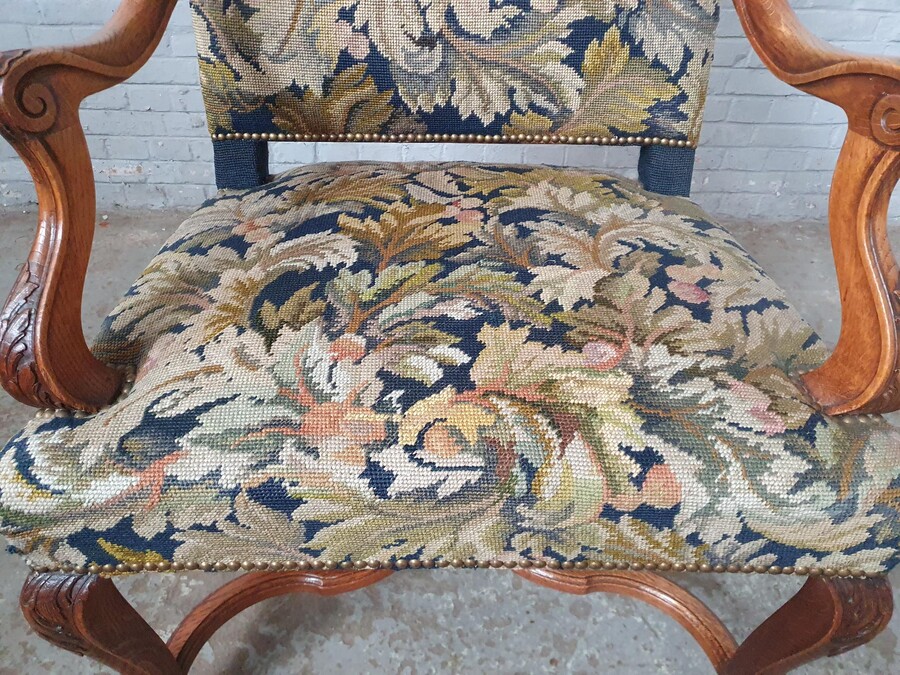 Louis XV Armchairs (Tapestry)