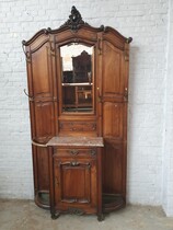 Halltree Louis XV (Art Nouveau) France Walnut 1900