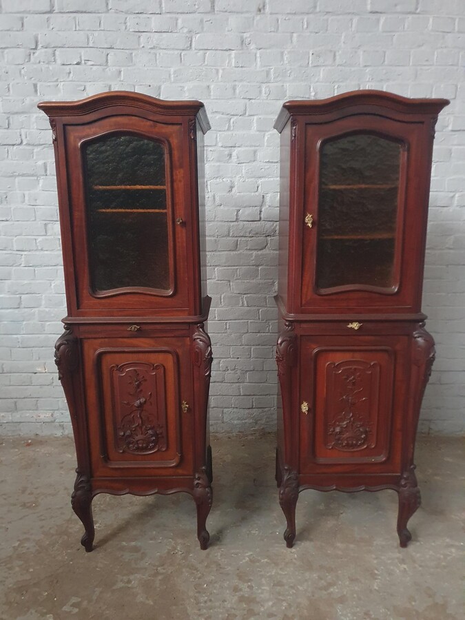 Louis XV (Art Nouveau) Nightstands (Pair)