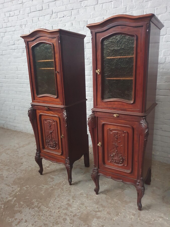 Louis XV (Art Nouveau) Nightstands (Pair)