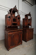 Louis XV (Art Nouveau) pair of cabinets