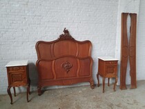 Louis XV Bed and nightstands