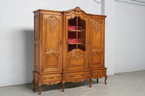 Bookcase/Vitrine Louis XV Belgium Oak 1920