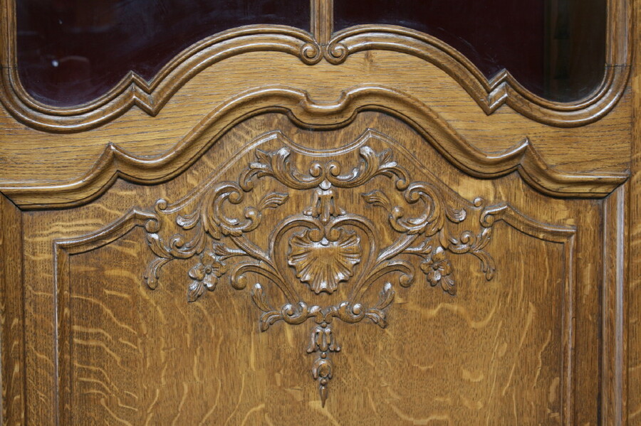 Louis XV Bookcase/Vitrine