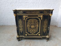 Louis XV (Boulle) Cabinet (marble top)