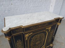 Louis XV (Boulle) Cabinet (marble top)