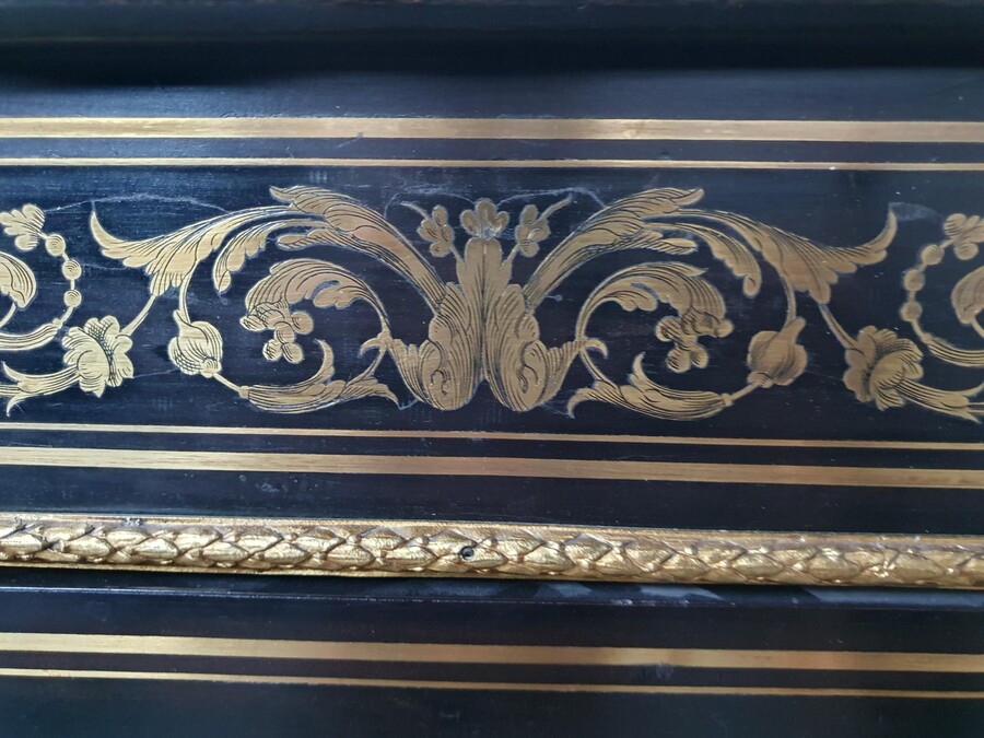 Louis XV (Boulle) Cabinet (marble top)