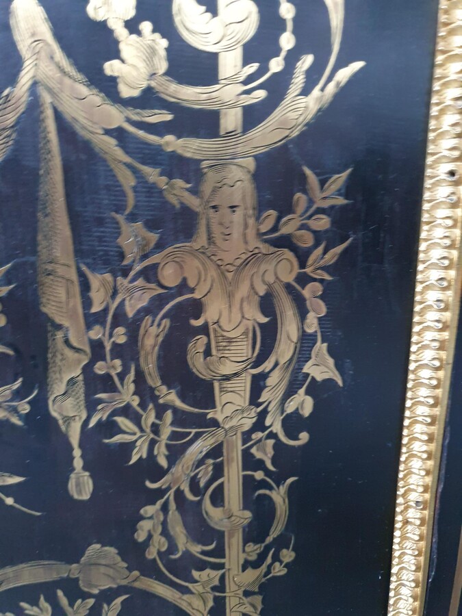 Louis XV (Boulle) Cabinet (marble top)