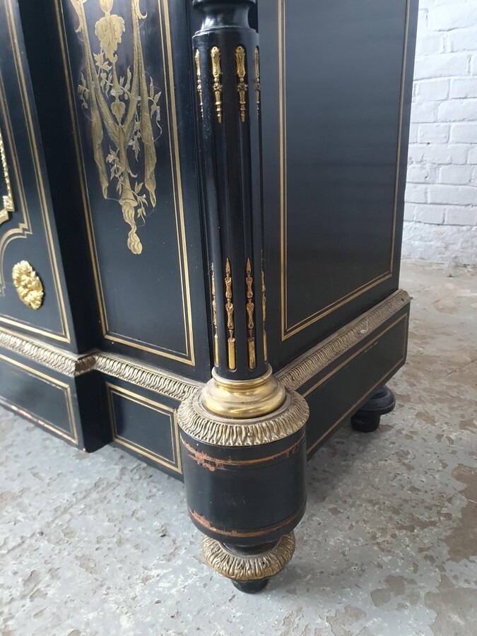 Louis XV (Boulle) Cabinet (marble top)