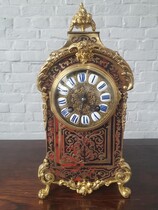 Mantel Clock Louis XV (Boulle) France (Paris) Mahogany/Bronze 1890