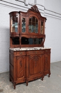 Buffet Louis XV Belgium oak 1890