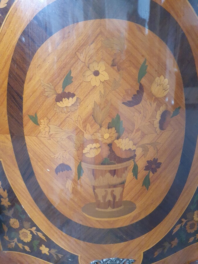 Louis XV Cabinet (marble top)
