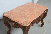 Louis XV Center Table (marble top)