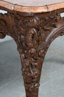 Louis XV Center Table (marble top)