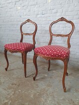 Louis XV Chairs (Pair)