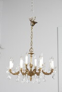 Chandelier Louis XV Belgium Bronze 1920