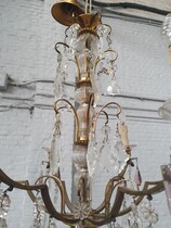 Louis XV Chandelier (colored glass)