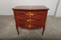 Chest of drawers Louis XV France Walnut 1950