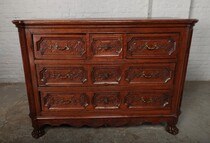 Louis XV  Chest of drawers (large)