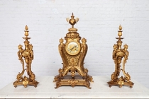 Louis XV Clock set