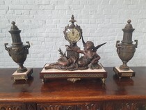 Louis XV Clock set