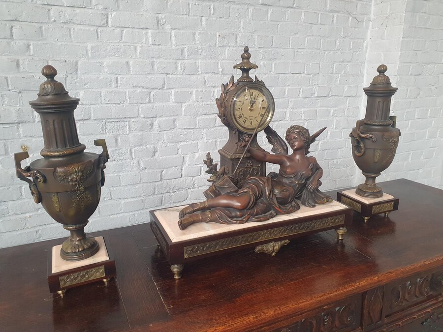 Louis XV Clock set