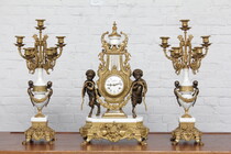 Louis XV Clock set