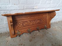 Coatrack Louis XV Belgium Oak 1920