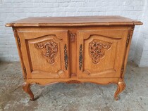 Cabinet Louis XV (Country French) Belgium Oak 1940